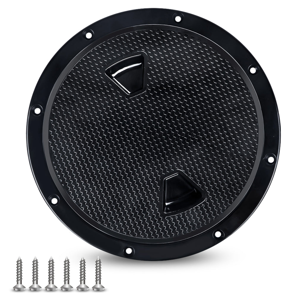Boat Hatch, 4" 6" 8" Round Non Slip Inspection Hatch w/Detachable Cover for Marine Boat Yacht (8 Inch)