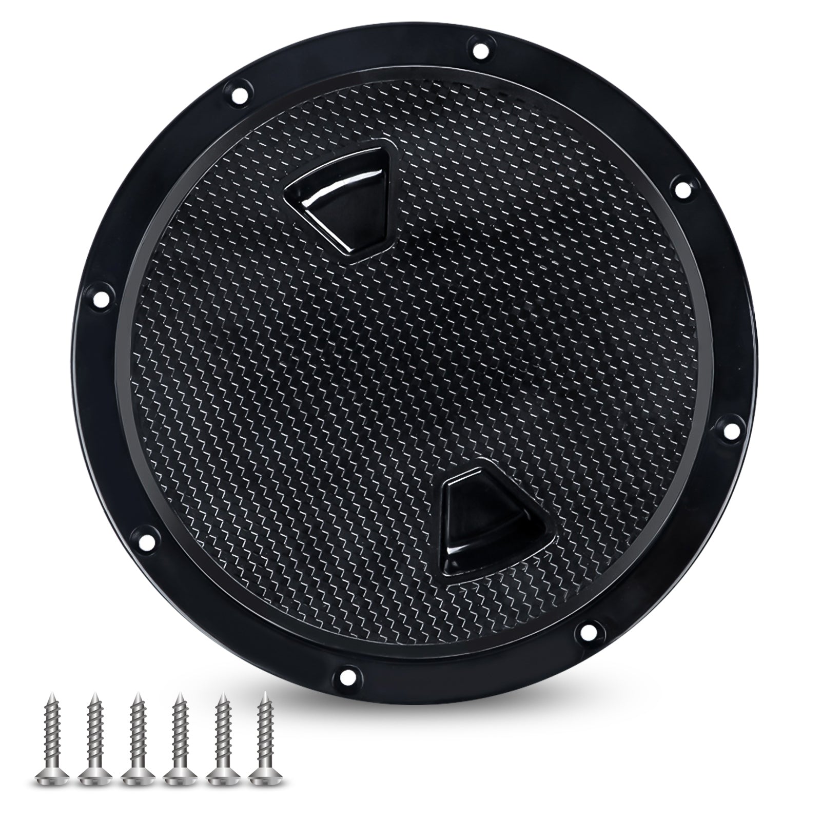 Boat Hatch, 4" 6" 8" Round Non Slip Inspection Hatch w/Detachable Cover for Marine Boat Yacht (8 Inch)